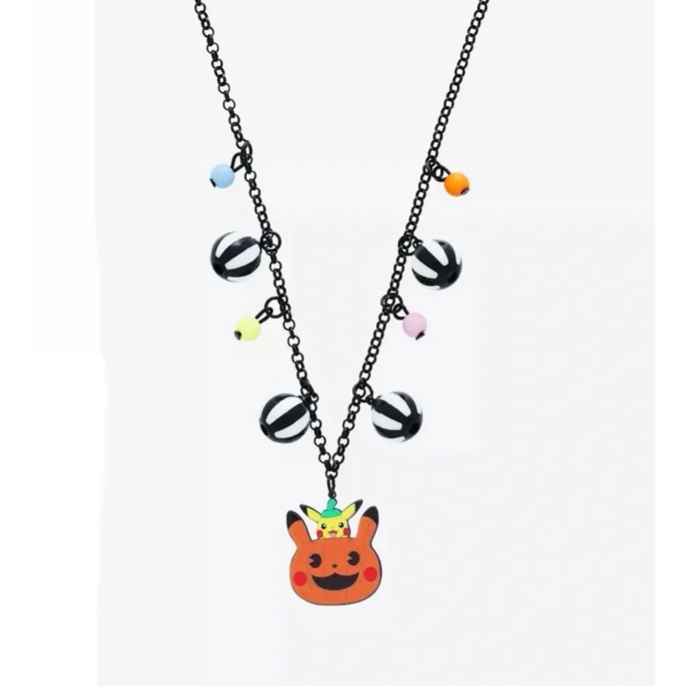 Pokemon Pikachu Pumpkin 🎃 Charm Necklace